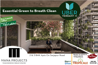 Mana Uber Verdant 2 Pre launch offer starting at Rs 62 Lakhs in Bangalore
